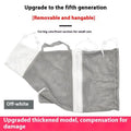 Cat grooming bag with zipper closure and detachable mesh panels for secure pet containment