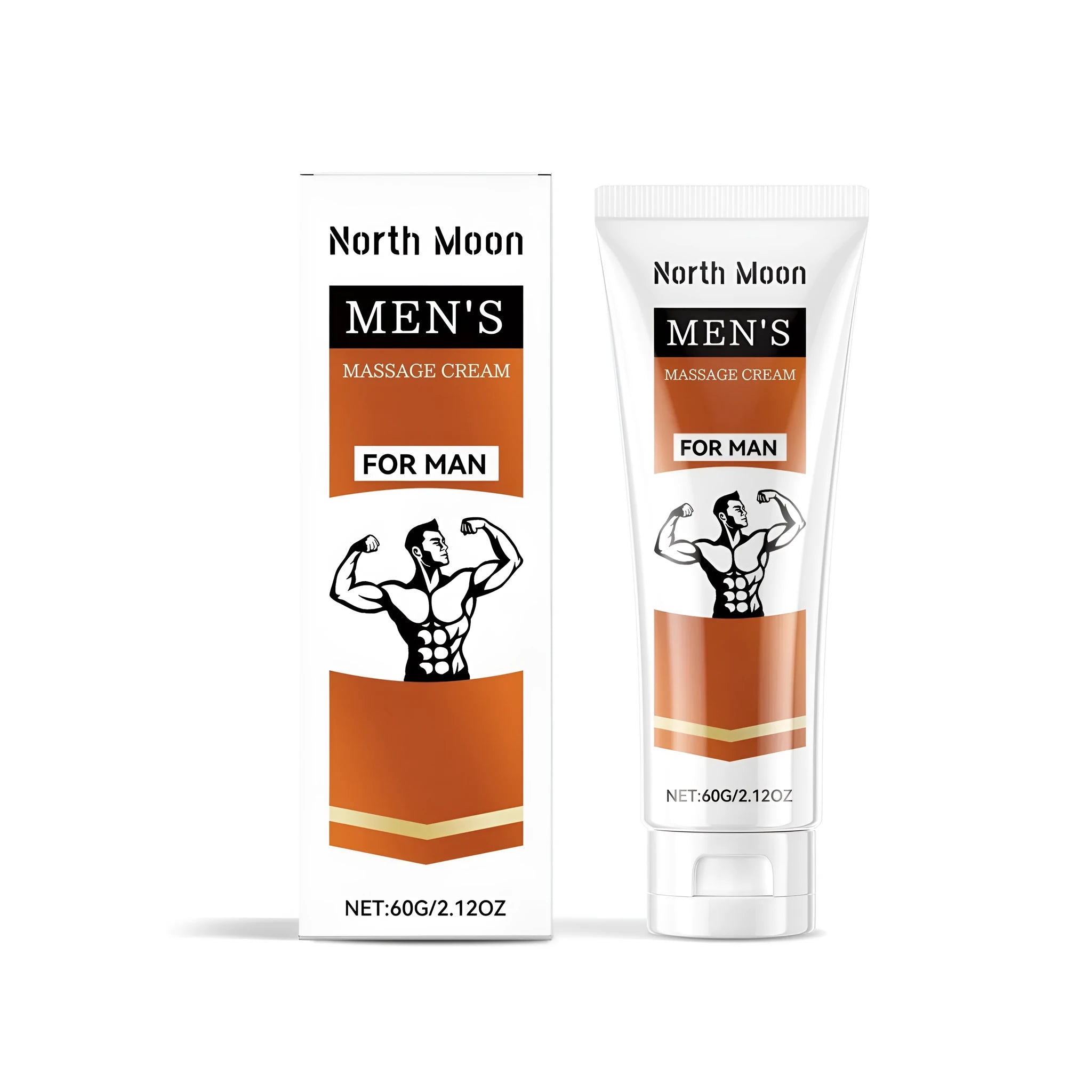 Men's Massage Care Cream 60g tube with ginseng and jojoba oil for muscle relief