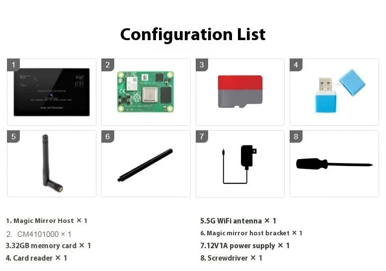 13.3-inch integrated computer touch display with CM4 controller for voice assistant projects
