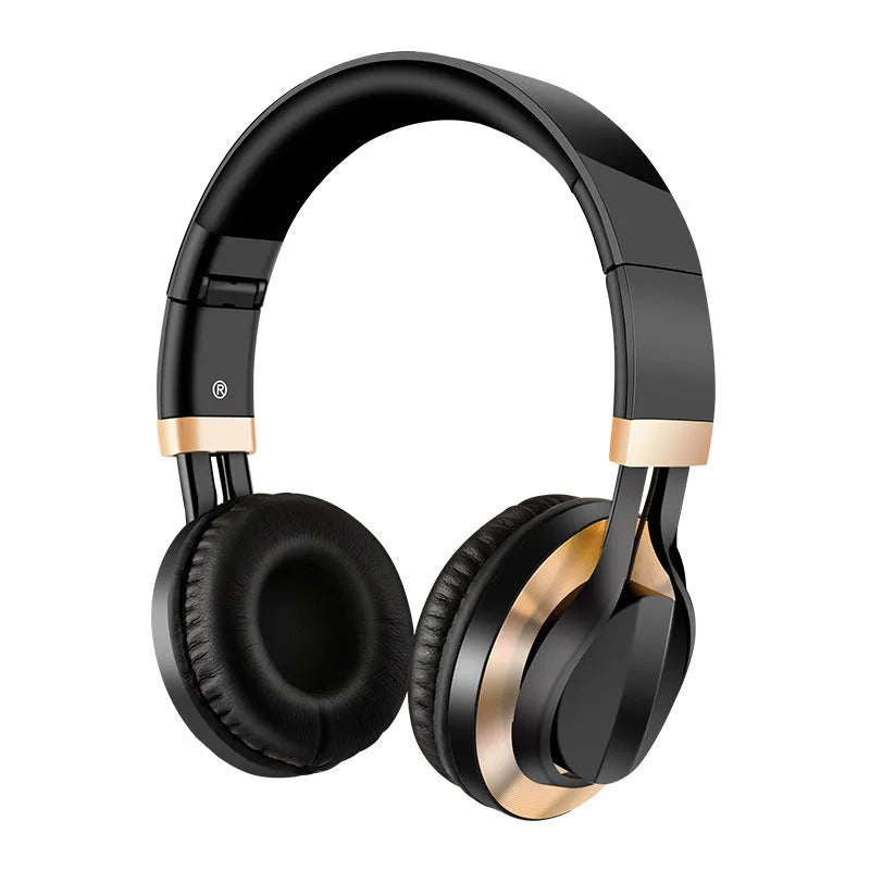 Wired head-mounted headphones with microphone showing 3.5mm plug and 40mm ear cups