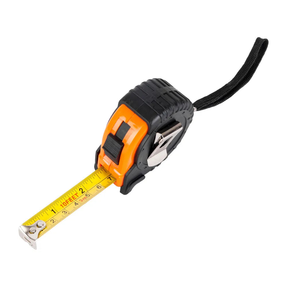 39-piece combination tool set in orange with steel and plastic tools
