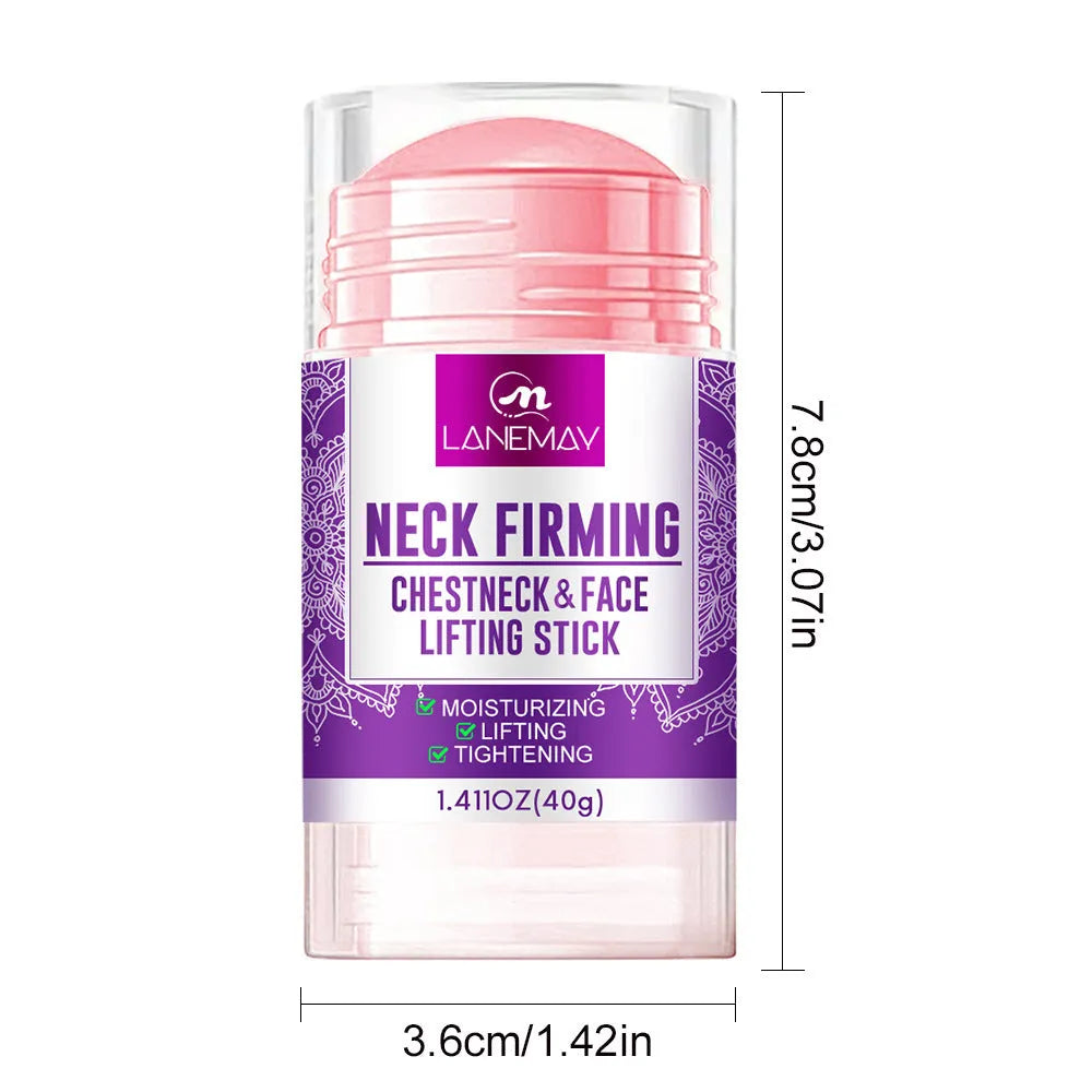 40g jar of anti-wrinkle neck firming cream with brightening and moisturising benefits for daily use