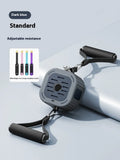 Adjustable power pump chest expander strength training equipment in navy blue colour with ABS plastic construction