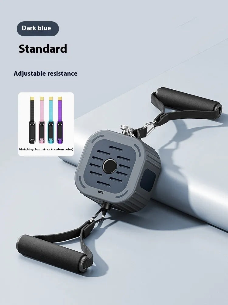 Adjustable power pump chest expander strength training equipment in navy blue colour with ABS plastic construction