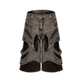 Men's sleeveless denim vest with front zip and matching trousers