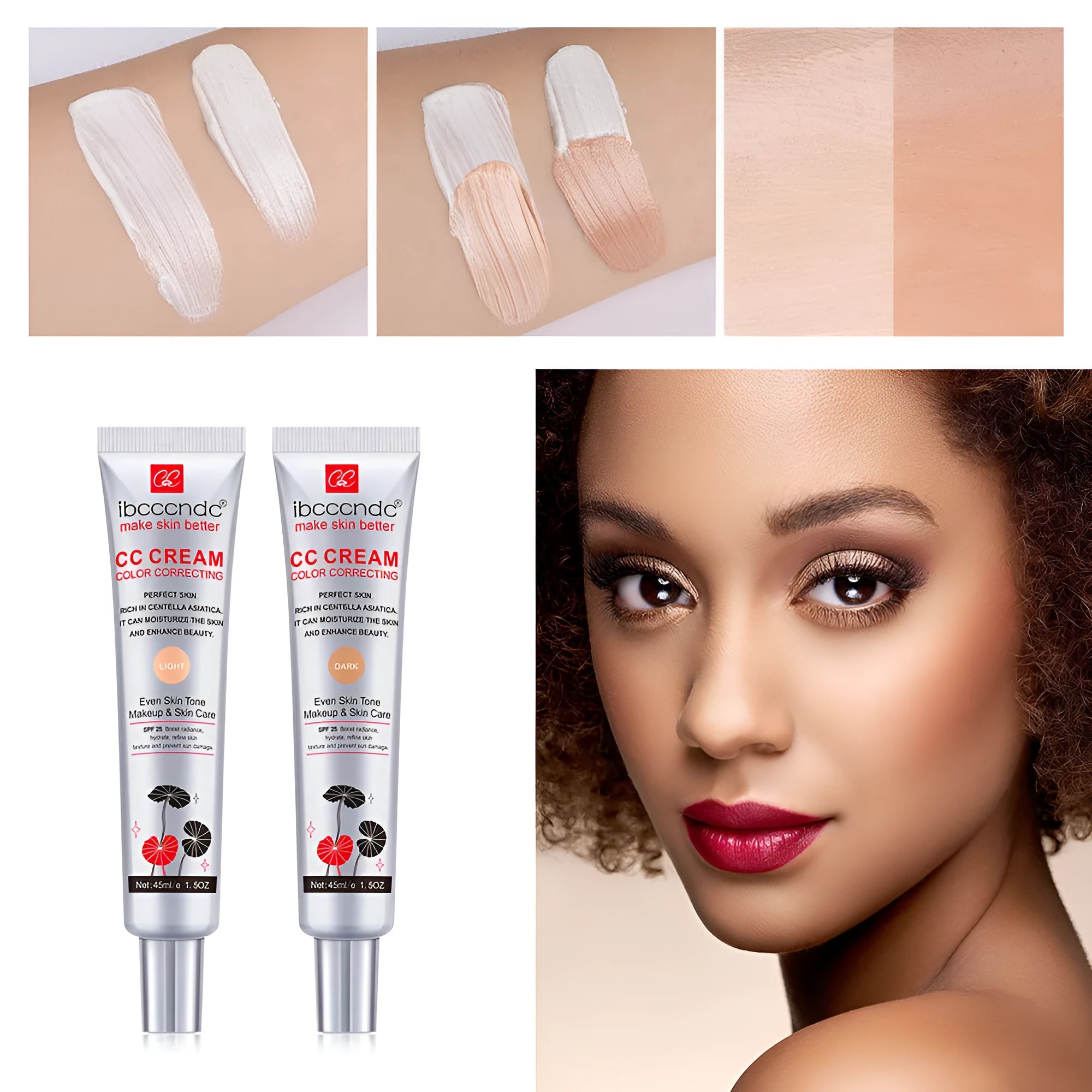 Erborian Centella Asiatica CC Cream tube for colour correction and moisturising makeup primer.