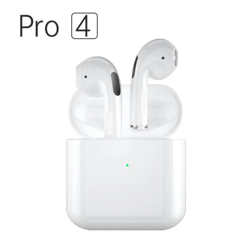White wireless Bluetooth sports headset with in-ear design for active use
