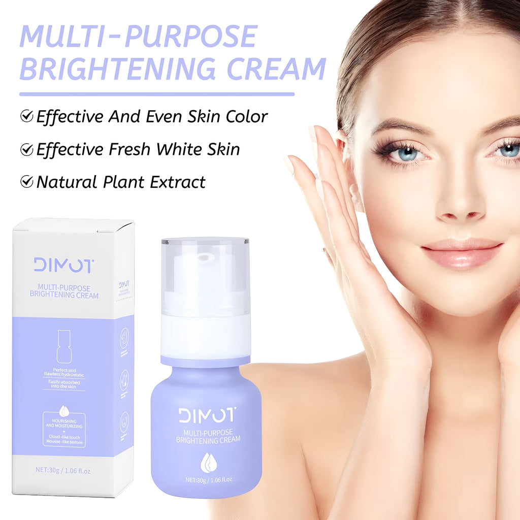 30ml tube of moisturising cream primer with gentle care label for all skin types