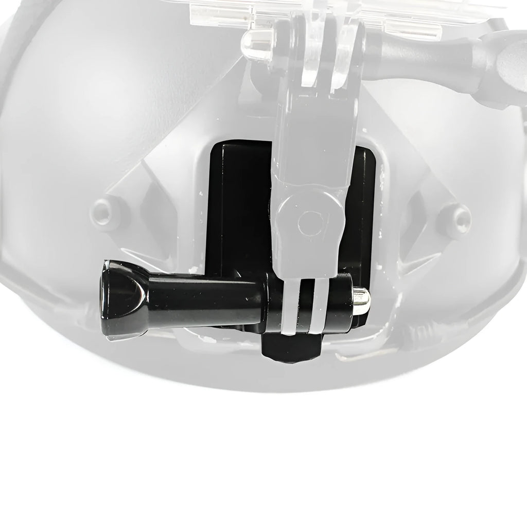 Helmet holder extension rod 18cm quick release bracket for GoPro 3/4 Ant black aluminium alloy plastic mount