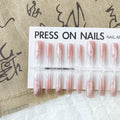 New Chinese style butterfly oval almond nail stickers in matte and glossy finish options