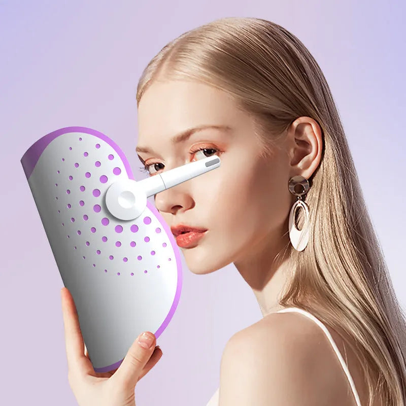 White and purple photon IPL beauty mask with colour light therapy function for home use