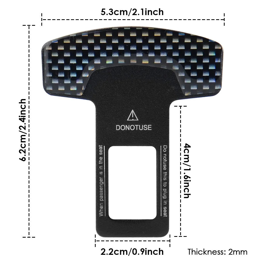Aluminium bottle opener key chain with 2.1cm lock tongue buckle in frosted carbon fibre finish