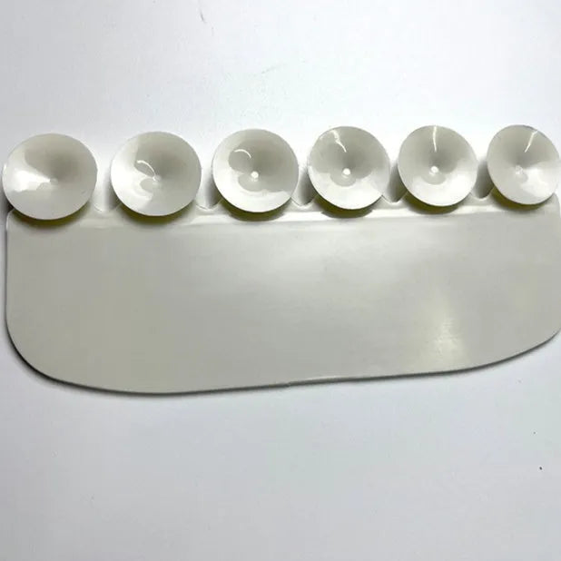 White PVC toilet urine blocking board for child training splash prevention