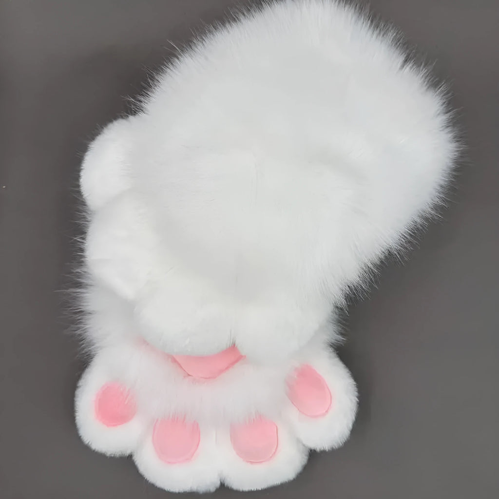 Colourful animal claw design cosplay gloves in nylon material with various colour pad options