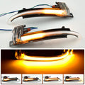 Dynamic LED mirror turn signal indicator light for B8 B8.5 models blackened lens