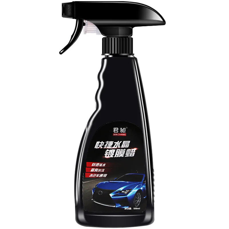 550ml bottle of automotive coating agent with nano crystal wax for car paint protection