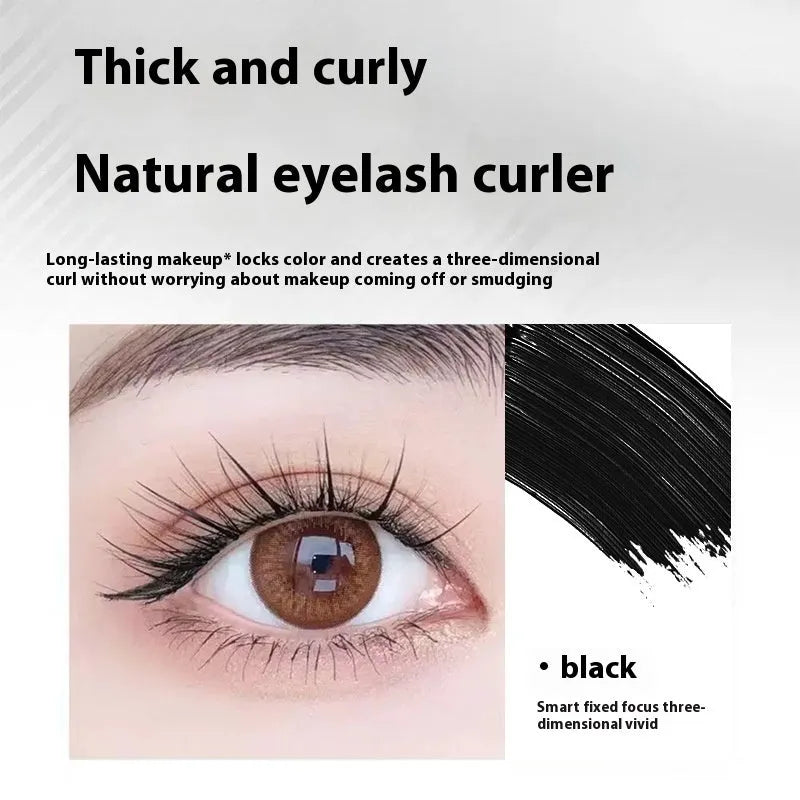 Steel tube waterproof mascara for long thick eyelashes in black and brown colour options