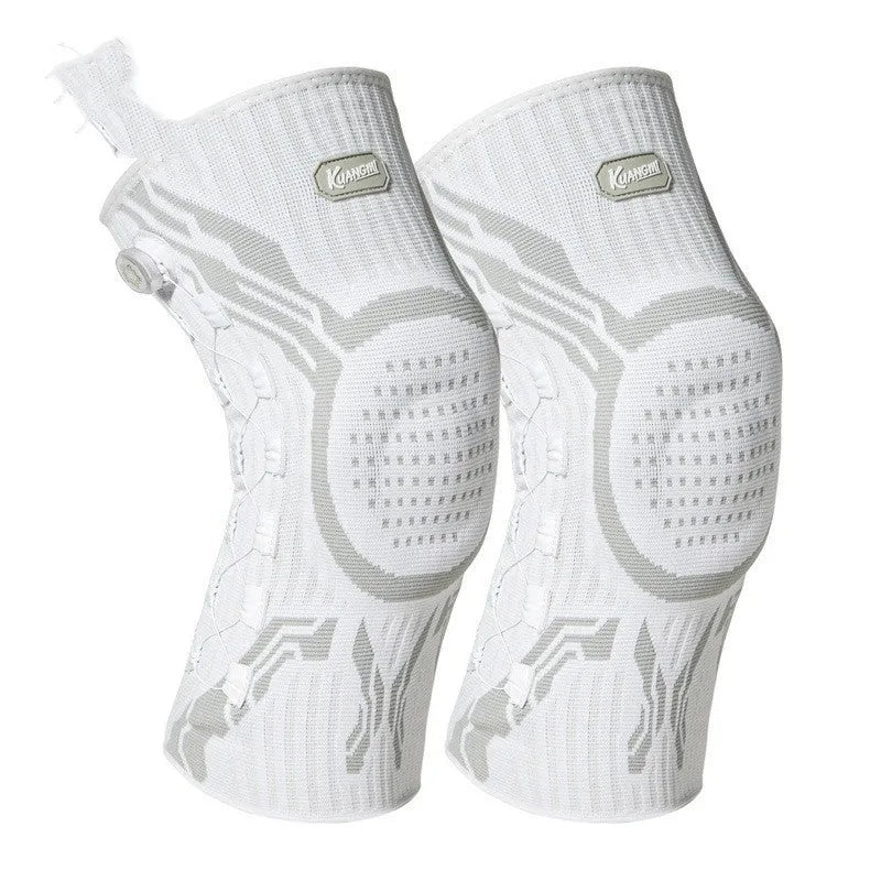 Gray white professional sports kneecap for adults for basketball running football badminton knee protection