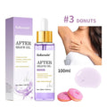 100g pogonotomy treatment oil in three flavours: Apple, Donut, Strawberry for skin moisturising and smoothing