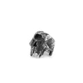 Alloy ring with a one-eyed skull design in a retro hip hop punk style.