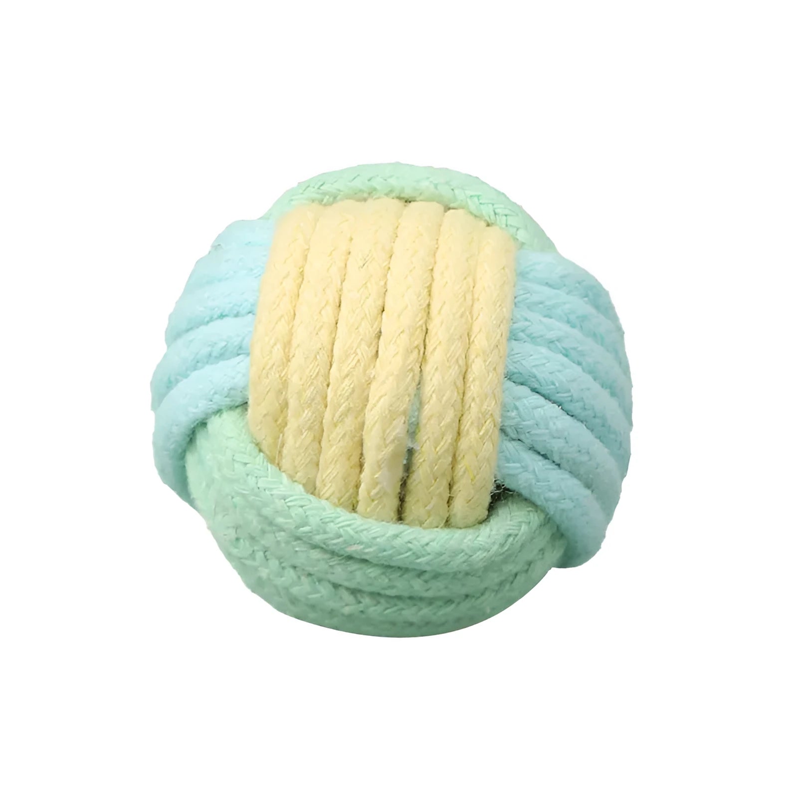 Handmade 5cm cotton cat plush toy in blue powder, green blue, or pink green colours