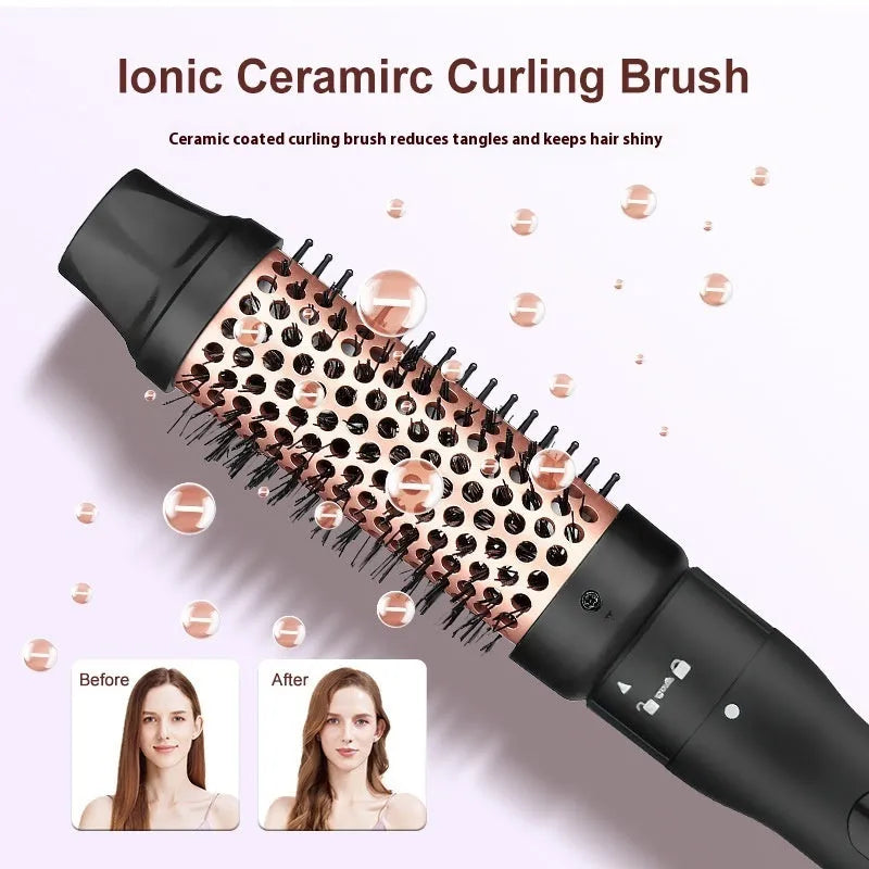 All-in-one three-tube water wave hair curler set with multiple interchangeable tubes on a white background