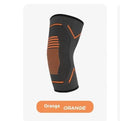 Multi-sport elbow pads in black stripes on gray background for fitness, running, cycling, basketball, and badminton