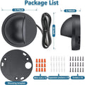 Compact low voltage outdoor step light with IP67 rating for garden paths