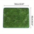 Artificial grass dog and cat toilet training mat showing three different size options