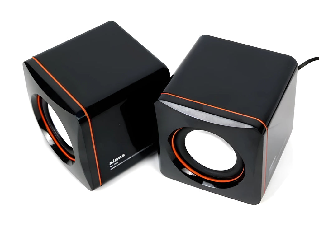 Small black square USB-powered computer speaker for 700B PC model