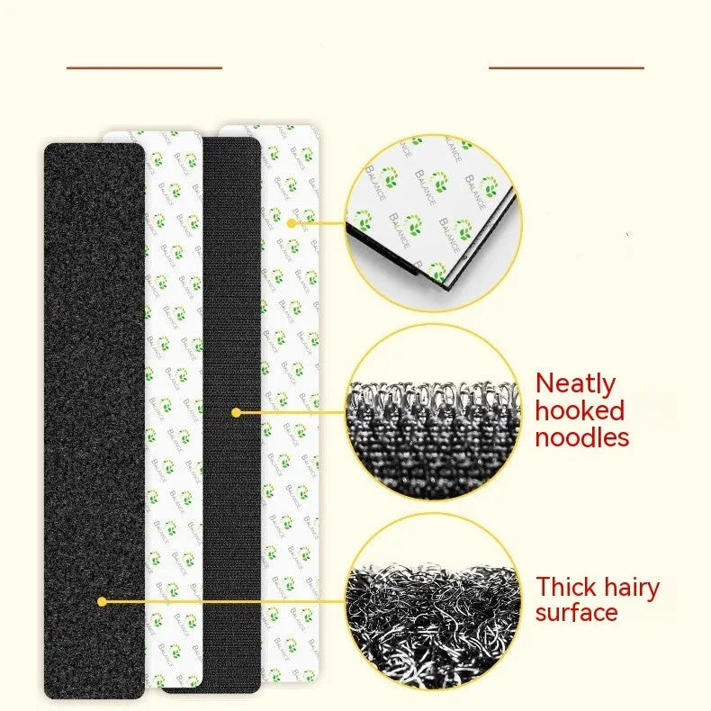Self-adhesive license plate fixing strip 100x500mm right angle blended material pair pack
