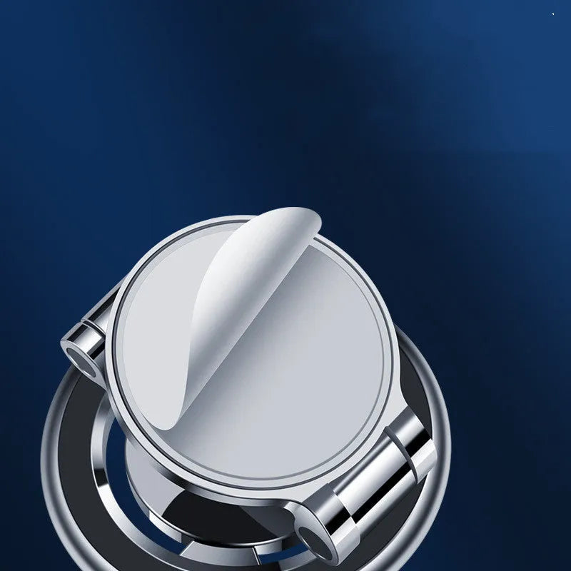 360-degree rotating car phone holder with flexible clip on instrument panel