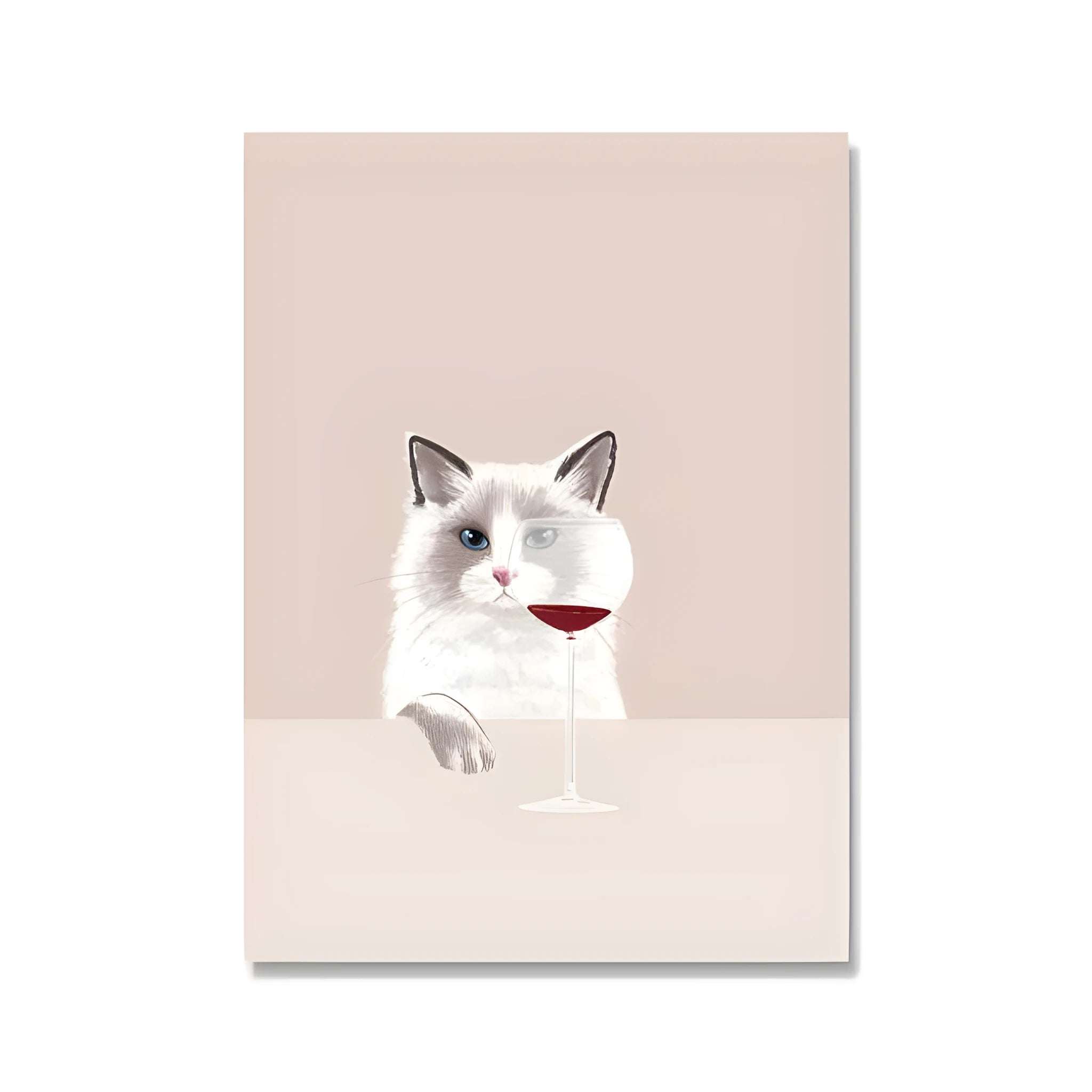 Modern simplicity canvas wall art painting with white border, 40x60cm dimensions for bedroom decoration