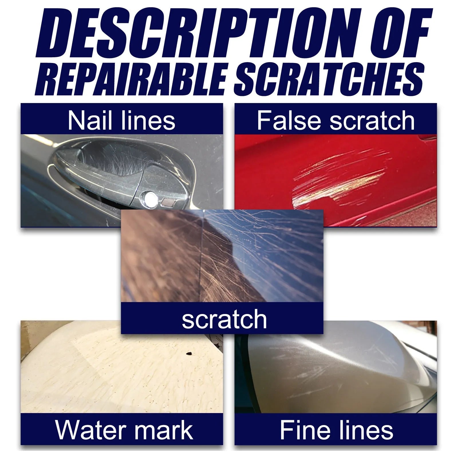 Car scratch repair spray canister for paint surface scratch removal and sealing