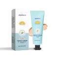 30ml bottle of Curdling Sunscreen Moisturising Liquid Foundation showing three colour options