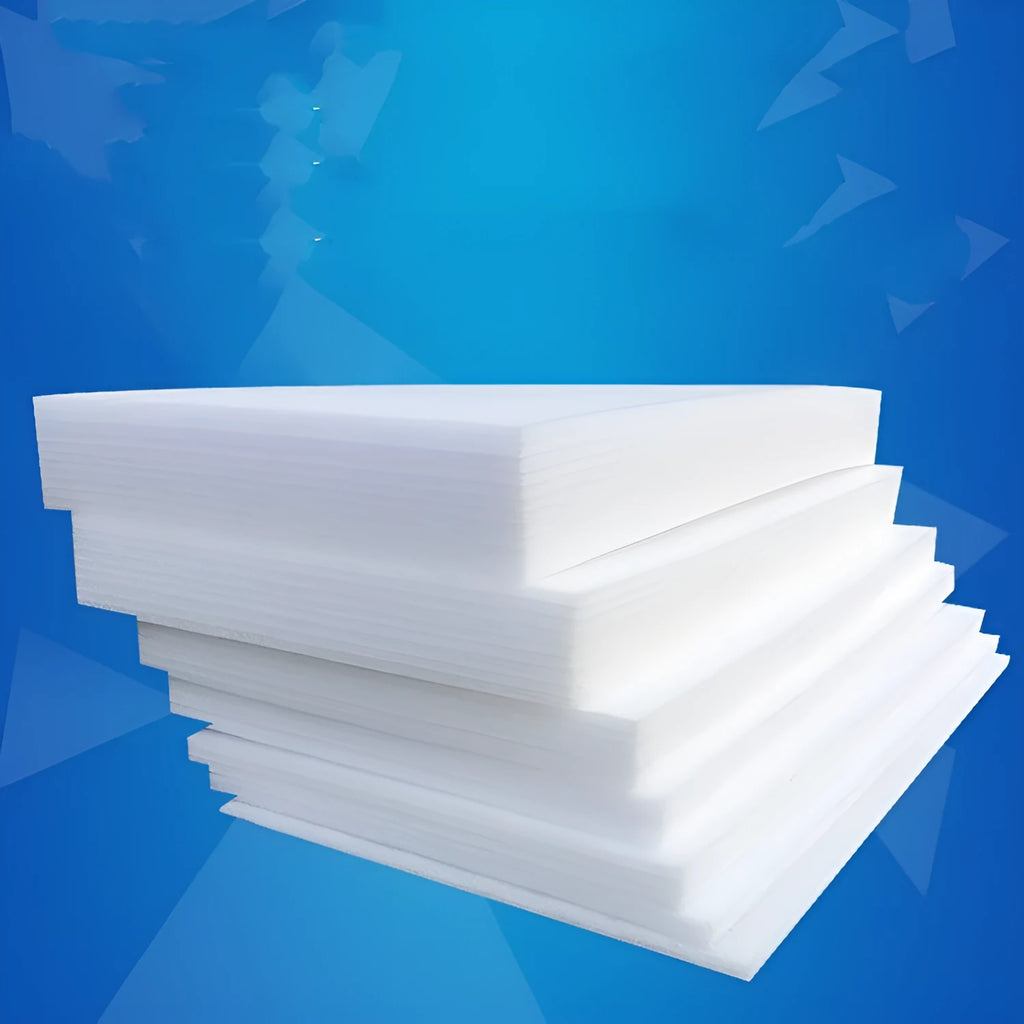 White EPE pearl cotton foam board measuring 2 metres by 1 metre.