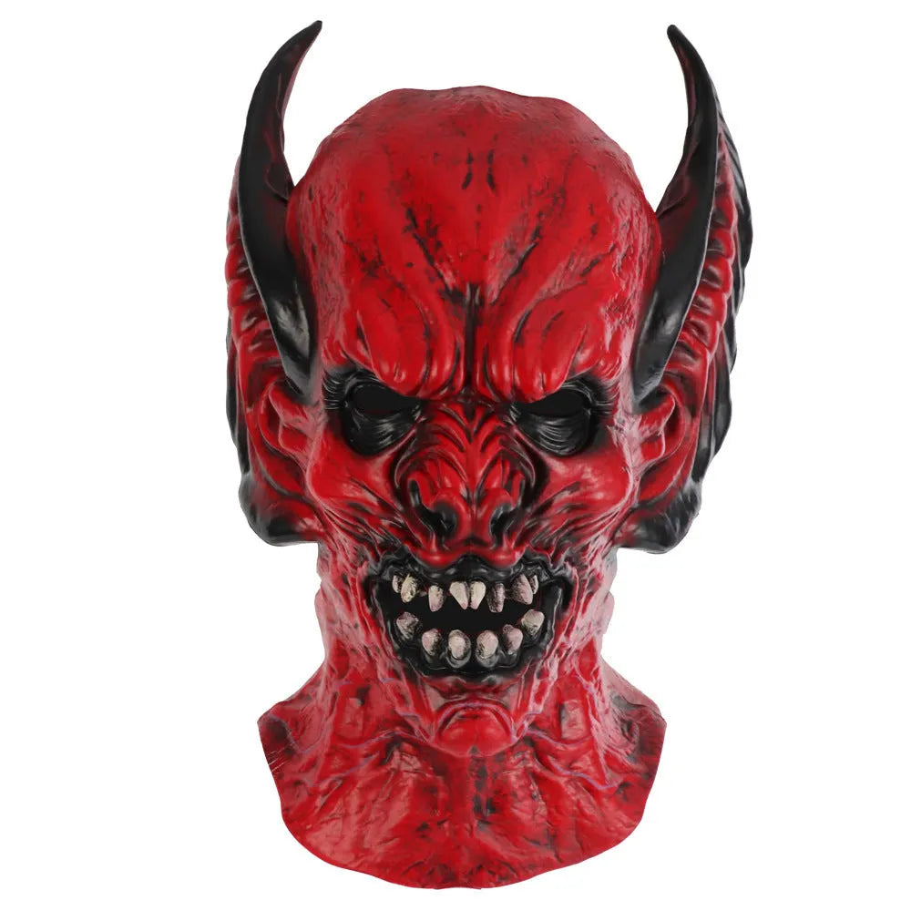 Red bat head cover Halloween horror costume mask RP foam party dress-up accessory