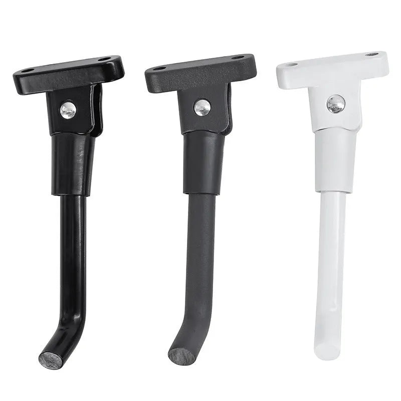 Aluminium alloy foot brace for electric scooter in black with screws and hex wrench