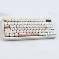 Cartoon dessert cat sublimation key cap for mechanical keyboards in pastel colours