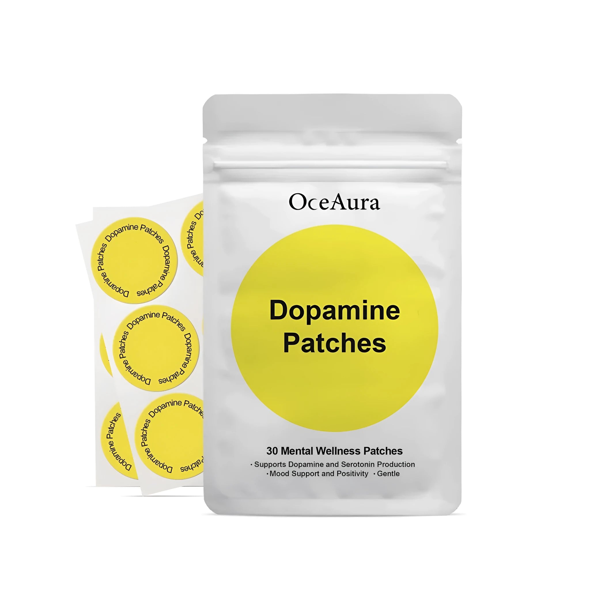 Body care auxiliary patch 30 patches with hyaluronic acid collagen and peppermint oil for skin hydration