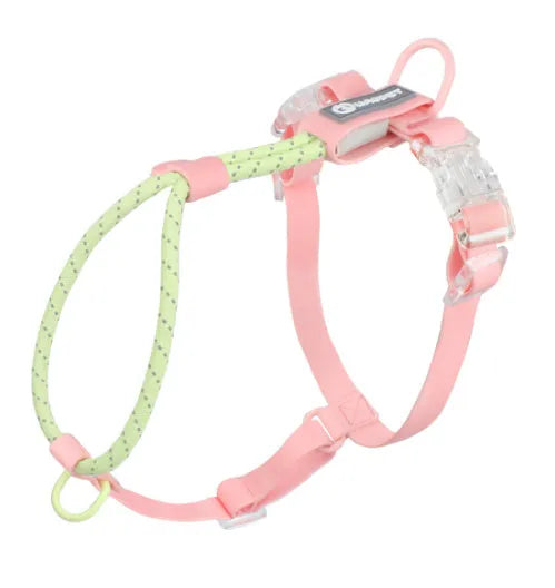 Solid colour PVC dog hand holding rope leash 120cm x 8mm in dark red purple yellow