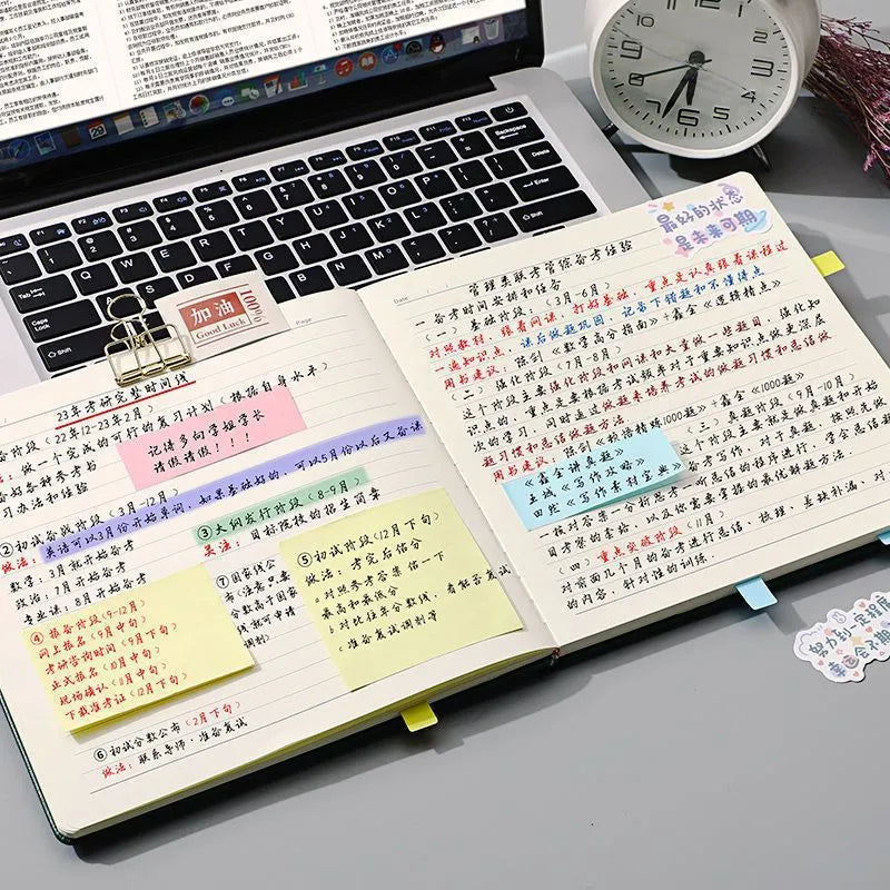 Square notebook with mesh leather cover in multiple colour options