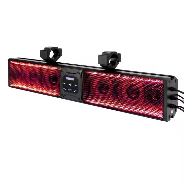 34-inch Bluetooth audio belt speaker for golf cart with USB charging cable and manual