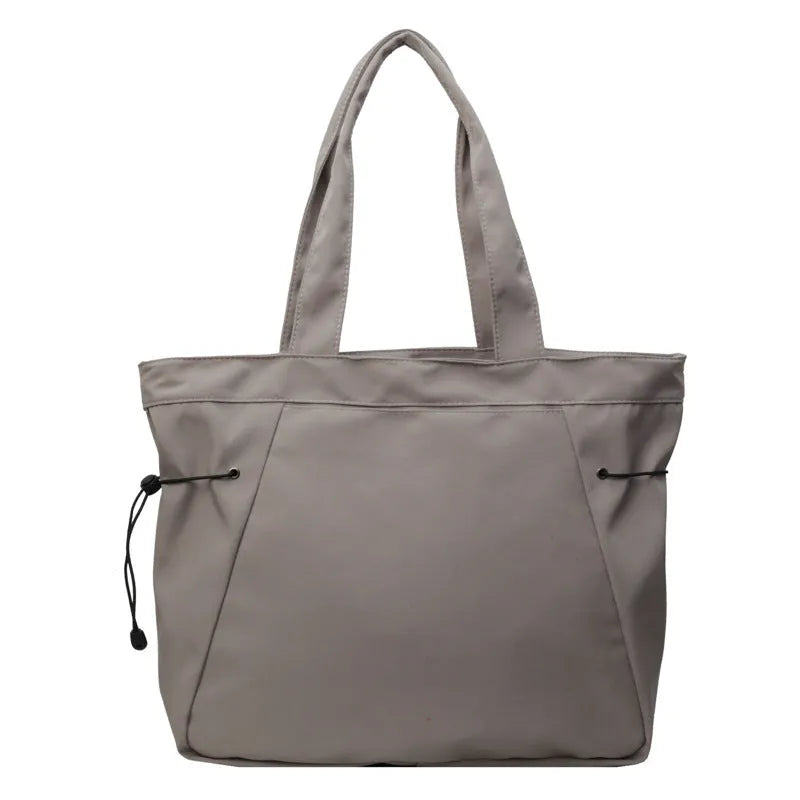 Soft Oxford cloth folding shoulder tote bag in street trend style