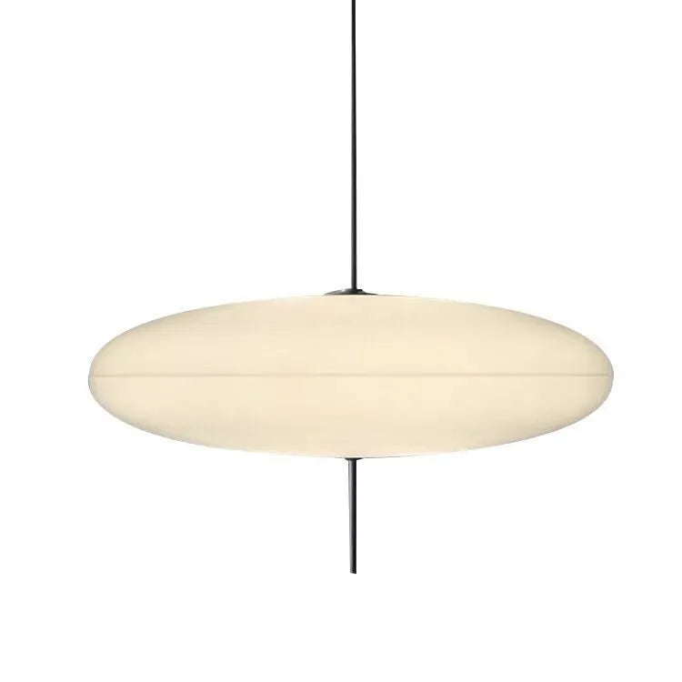 Nordic retro UFO chandelier ceiling light in black and white with multiple lighting options
