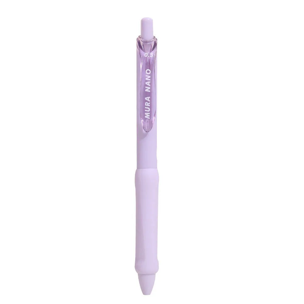 Macaron colour press gel pen with 0.5mm tip and three smoked ink colour options