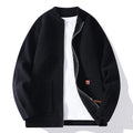 Men's striped sweater cardigan jacket in chemical fibre blend fabric available in multiple colours and sizes