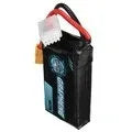2S 7.4V 1200mAh hard case Lipo battery for RC models showing compact size
