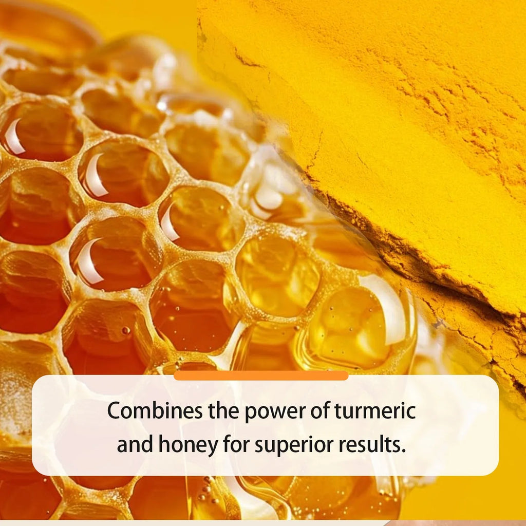 30ml bottle of Turmeric Honey Essential Oil in neutral packaging for facial beauty use.