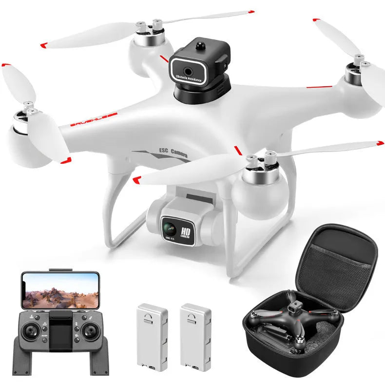 S116 black and white brushless quadcopter drones with four-propeller design and HD camera.